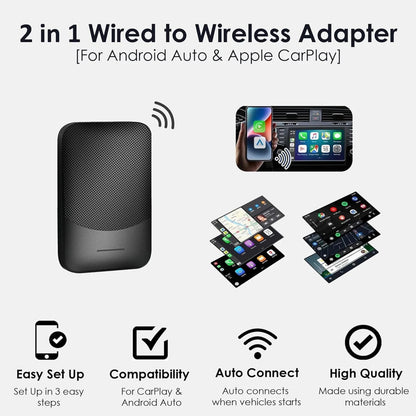 AirLink Sync Wireless CarPlay Adapter – Instant Plug-and-Play Connectivity for Any Car