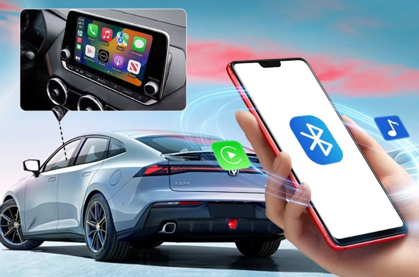 AirLink Sync Wireless CarPlay Adapter – Instant Plug-and-Play Connectivity for Any Car
